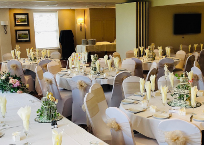 Function Room dressed in subtle white and cream